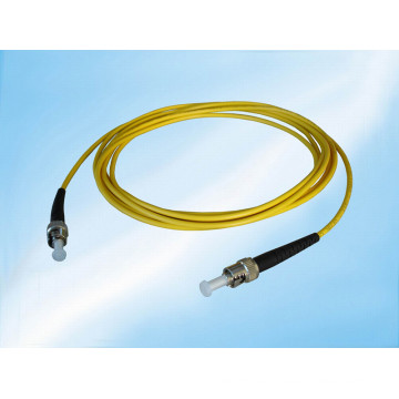 Cordón de remiendo de la fibra óptica del PVC simplex SM de 3m 3.0mm St-St